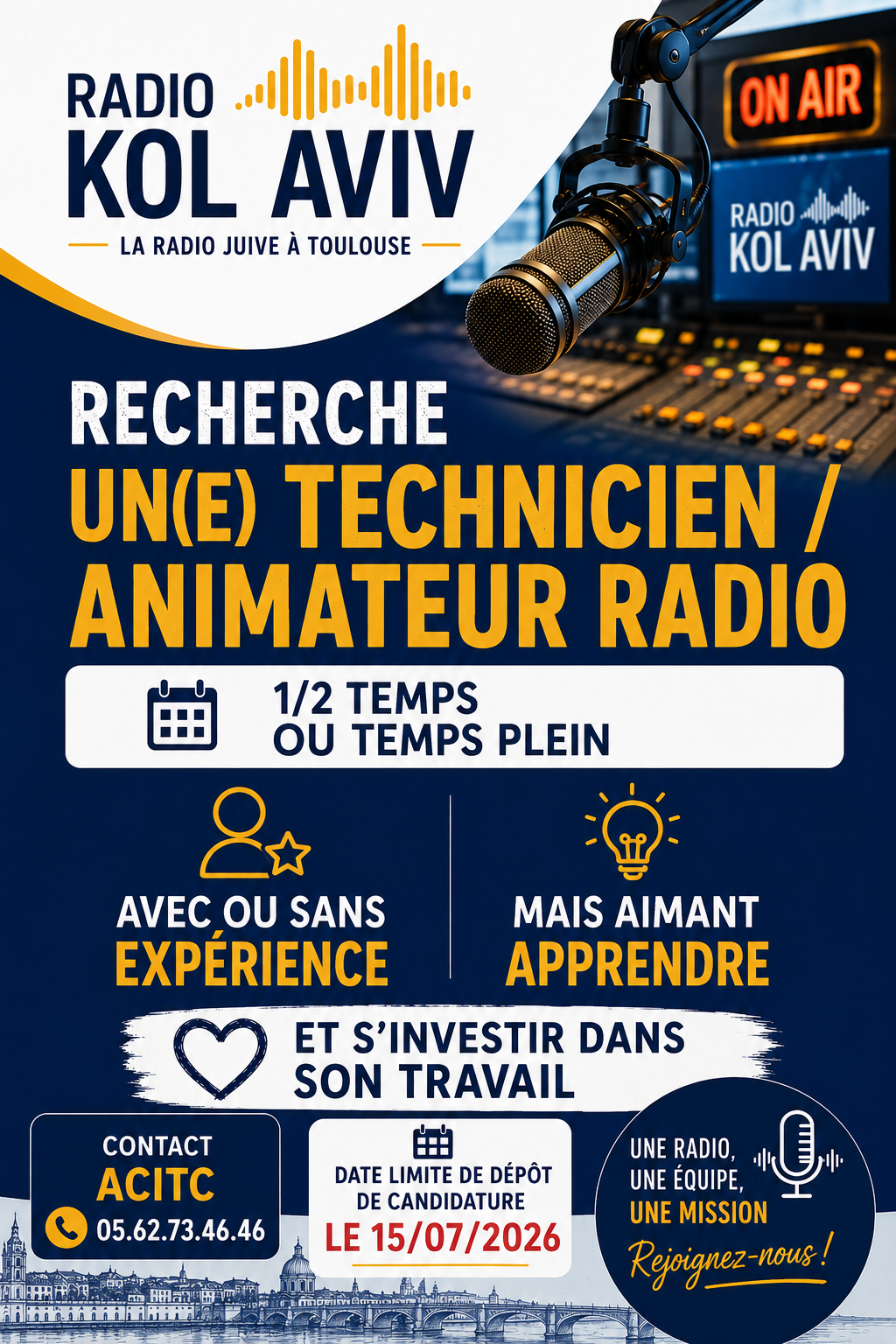 Radio Kol AVIV - recrutement